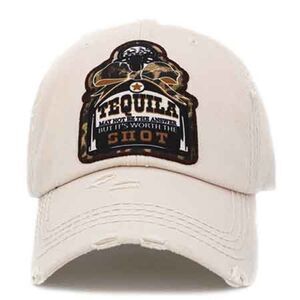2/$30 New Stone Ladies Tequila Shot Vintage Cap